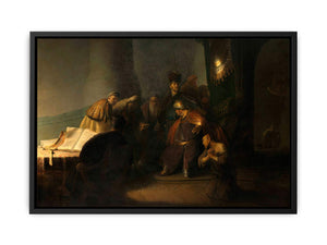 Repentant Judas Returning The Pieces Of Silver Painting