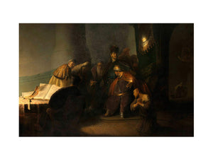 Repentant Judas Returning The Pieces Of Silver Painting