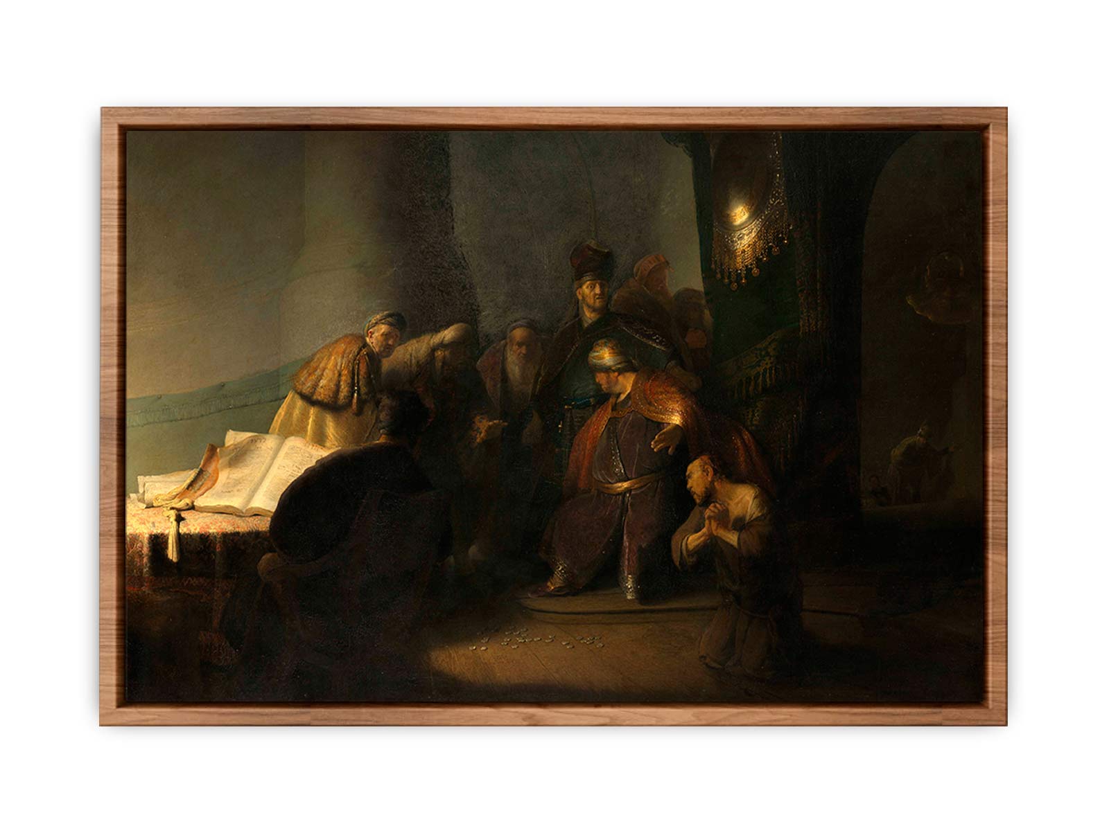 Repentant Judas Returning The Pieces Of Silver Painting