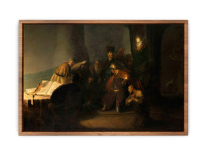 Repentant Judas Returning The Pieces Of Silver Painting