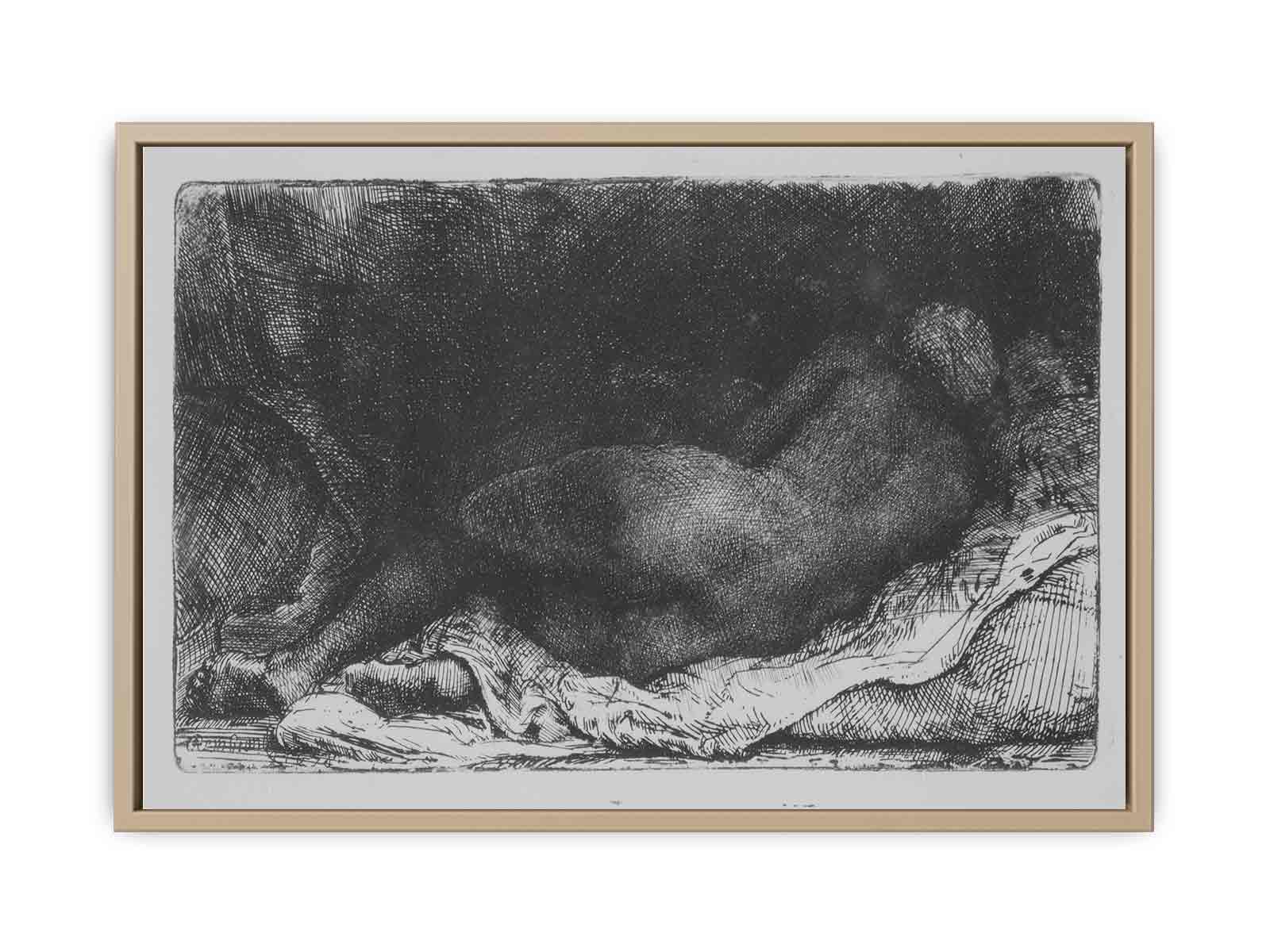 Female nude Painting