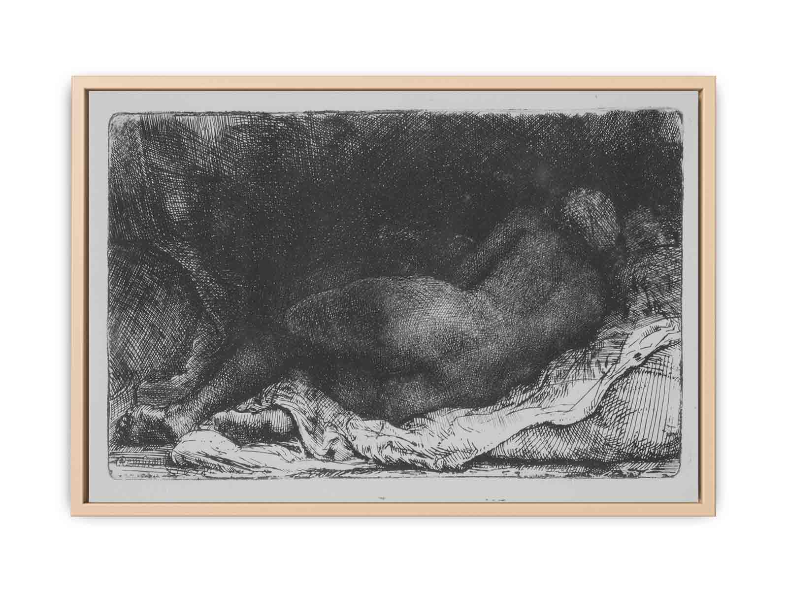 Female nude Painting
