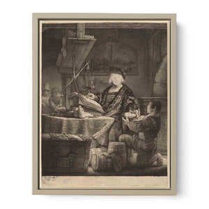 Jan Uytenbogaert, 'The Goldweigher' Painting