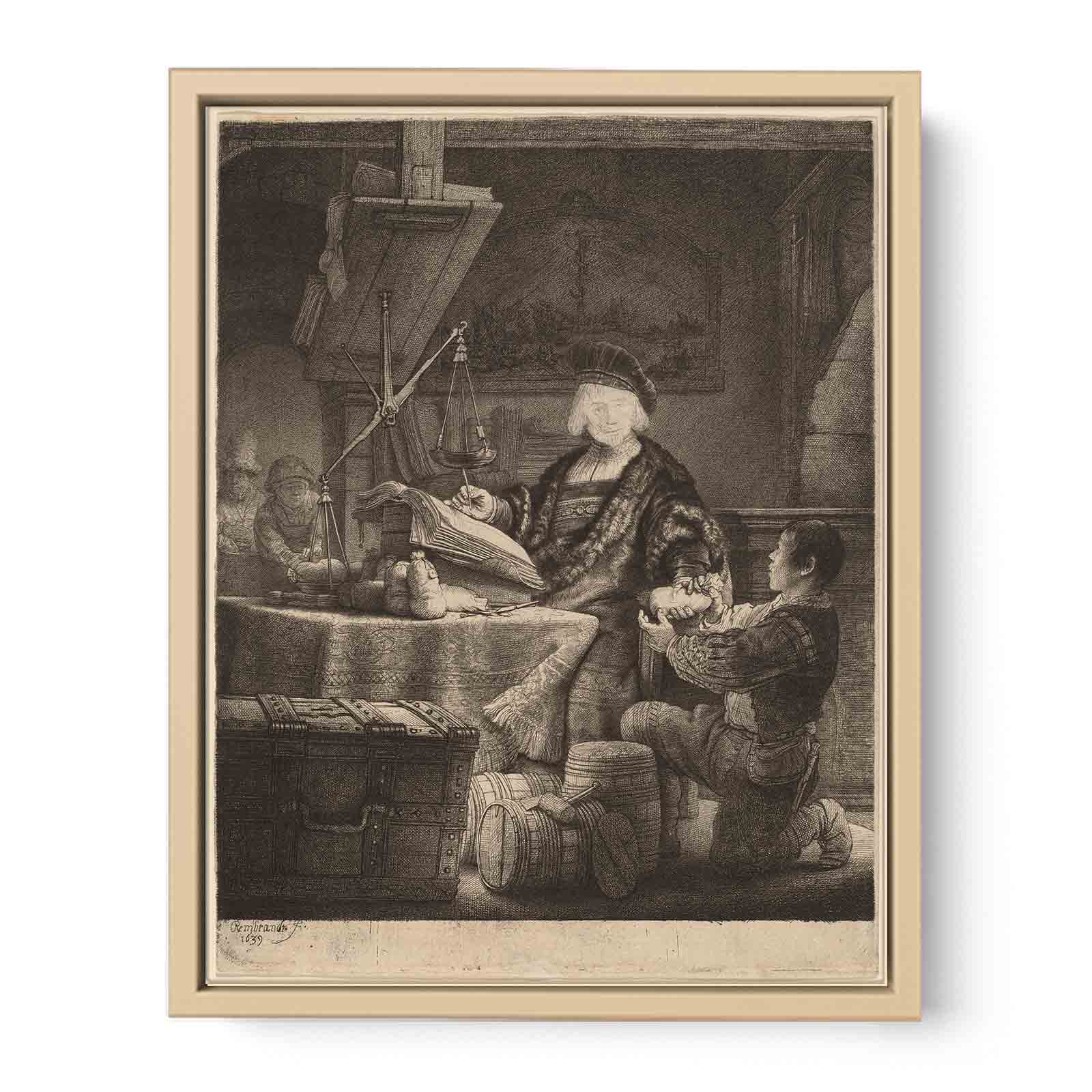 Jan Uytenbogaert, 'The Goldweigher' Painting