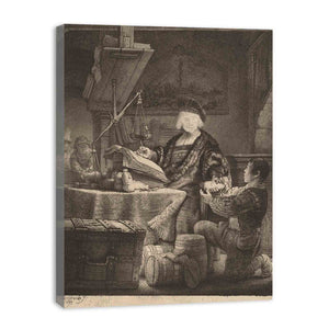 Jan Uytenbogaert, 'The Goldweigher' Painting