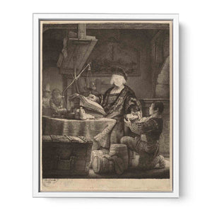 Jan Uytenbogaert, 'The Goldweigher' Painting