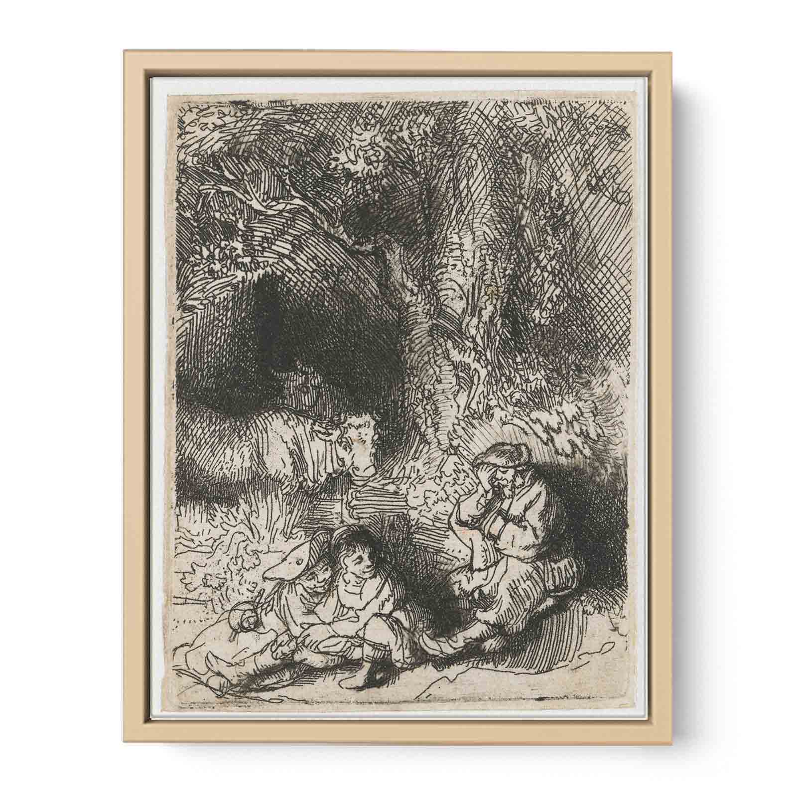 The Sleeping Herdsman Painting