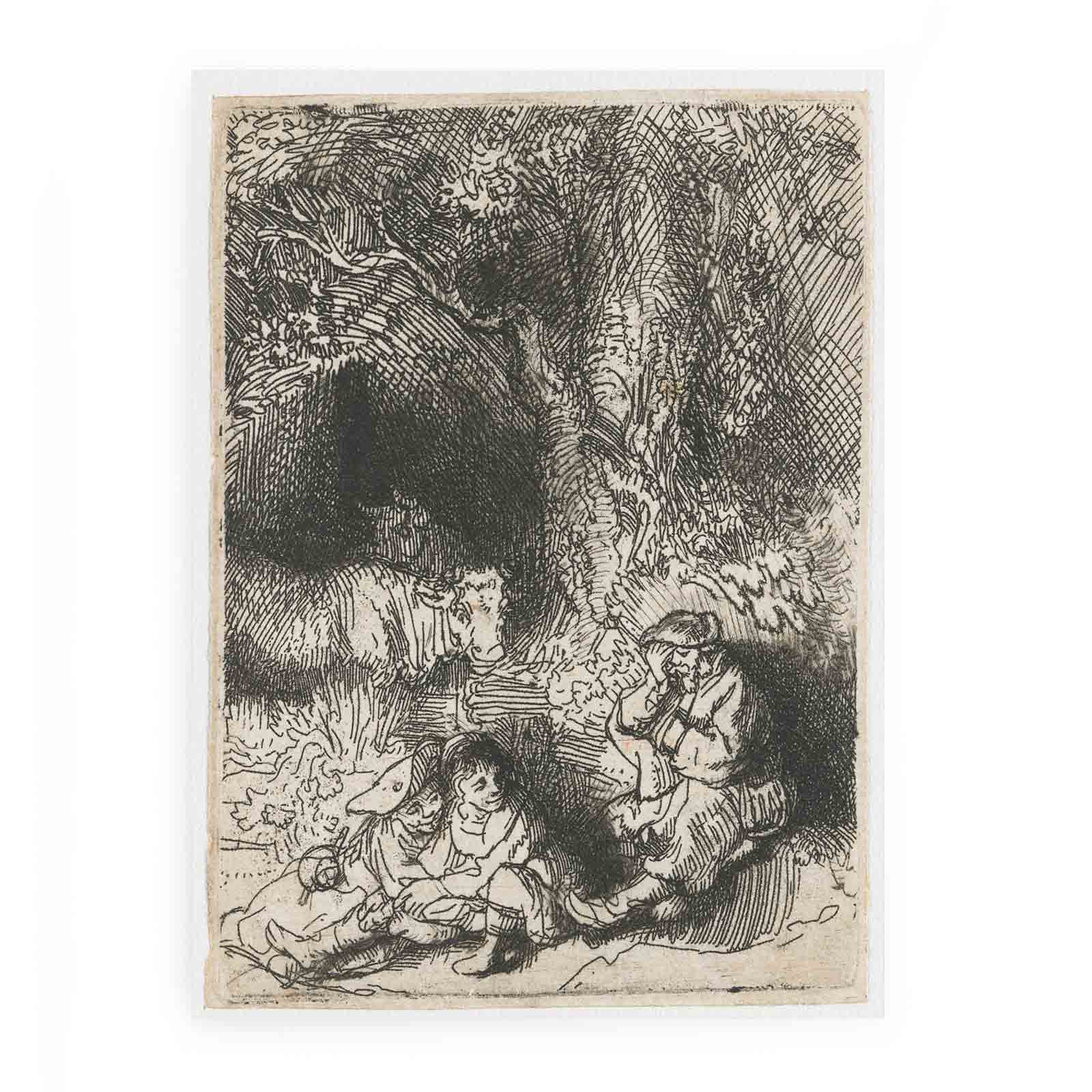 The Sleeping Herdsman Painting