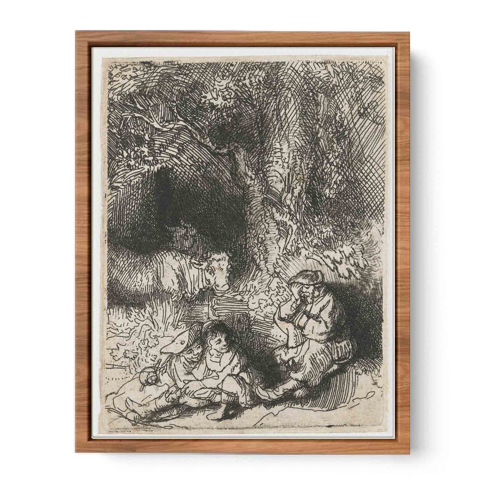 The Sleeping Herdsman Painting