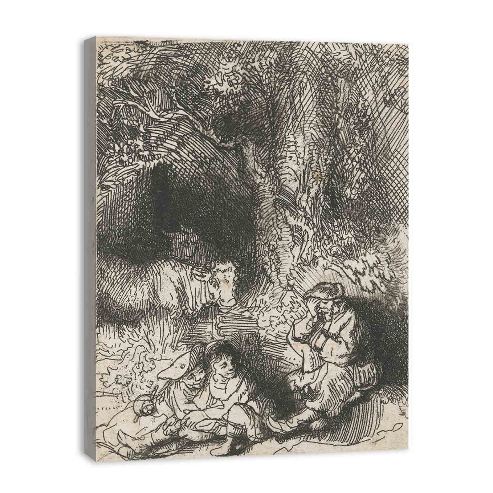 The Sleeping Herdsman Painting
