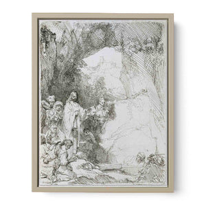The raising of Lazarus Painting