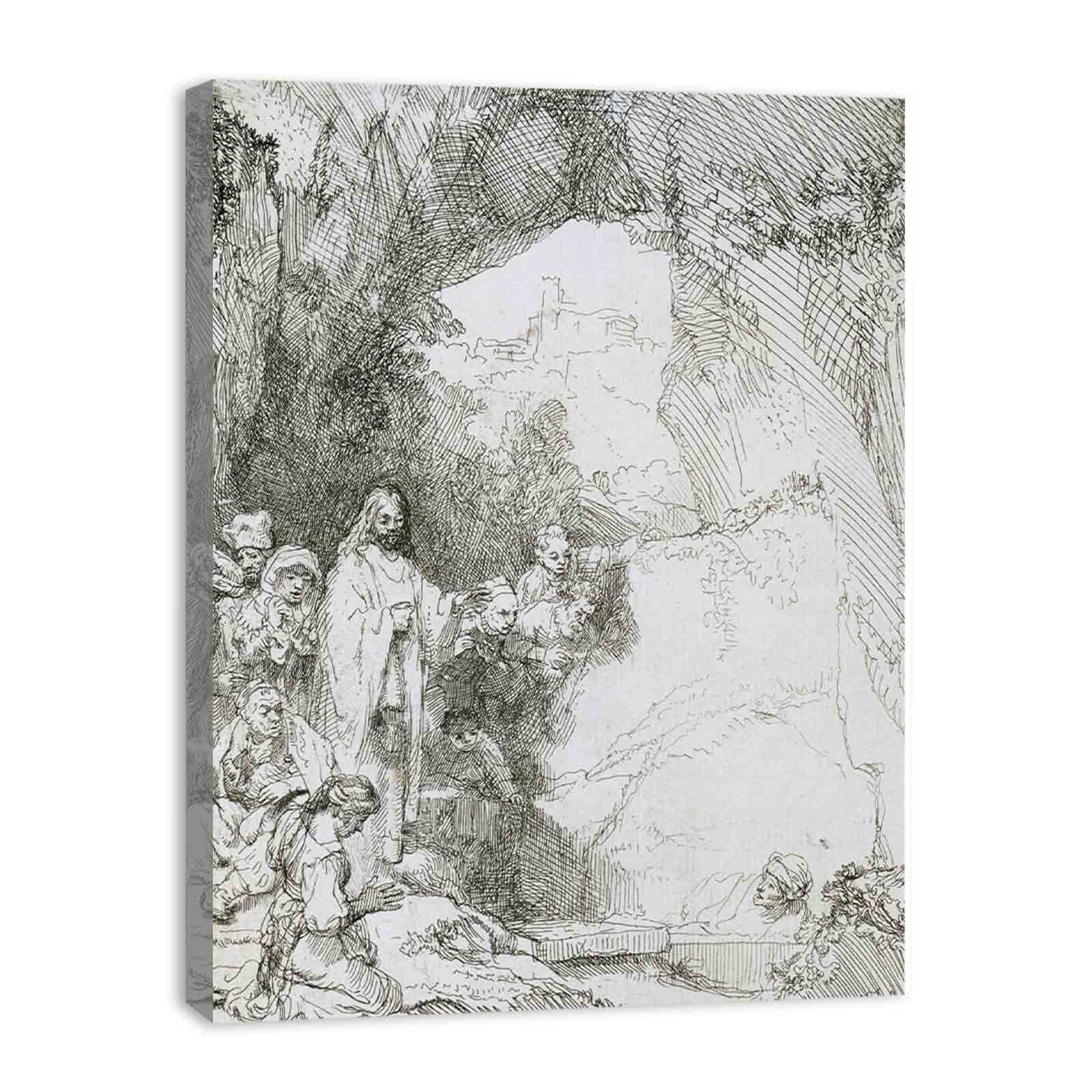 The raising of Lazarus Painting
