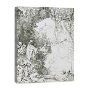 The raising of Lazarus Painting