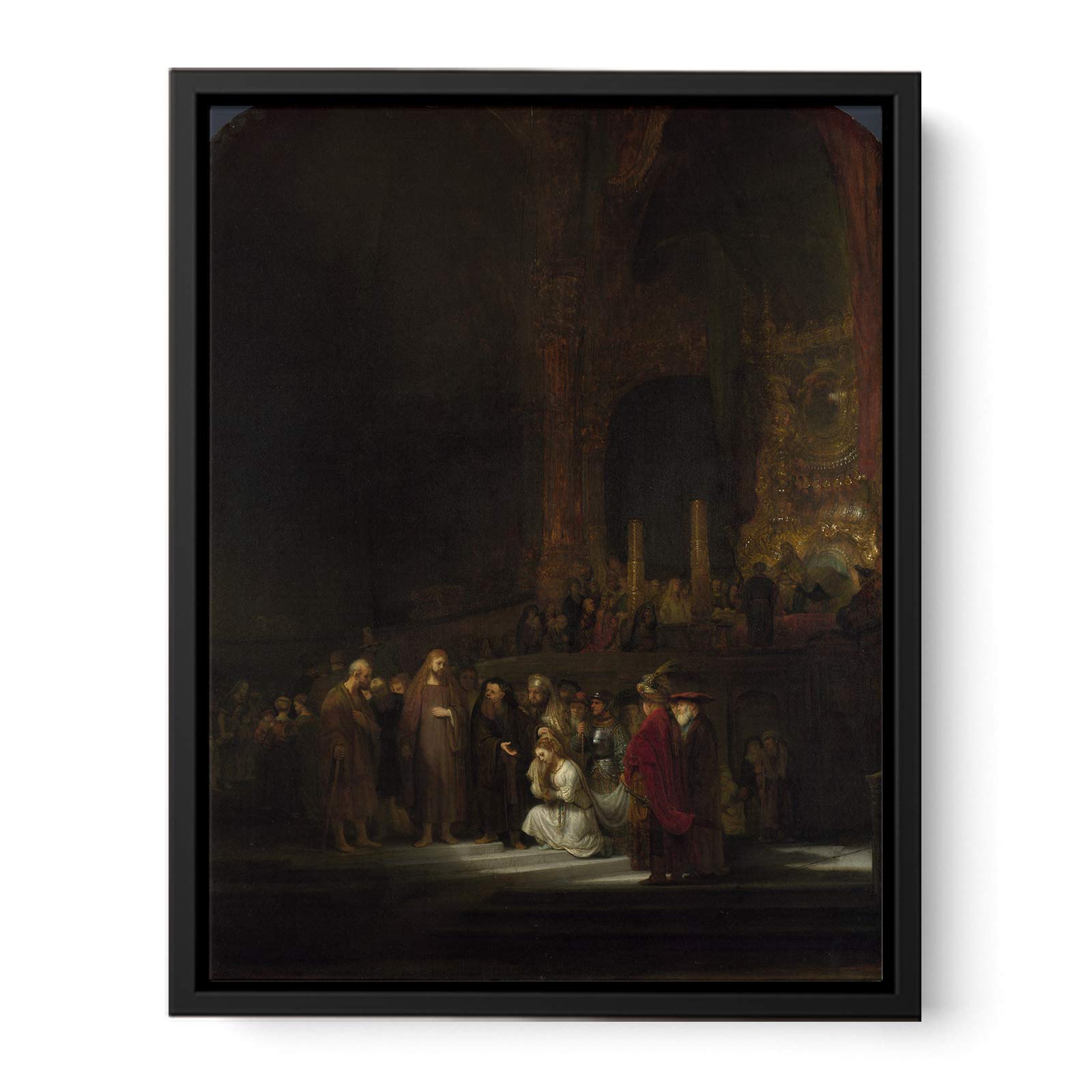 Christ and the Woman Taken in Adultery 1644 Painting