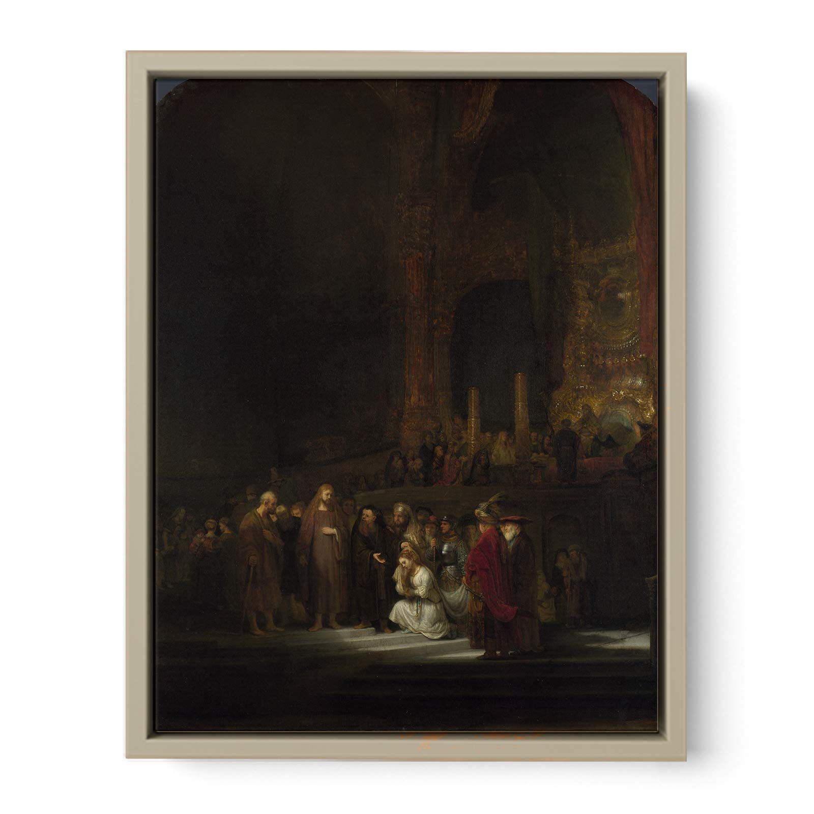Christ and the Woman Taken in Adultery 1644 Painting