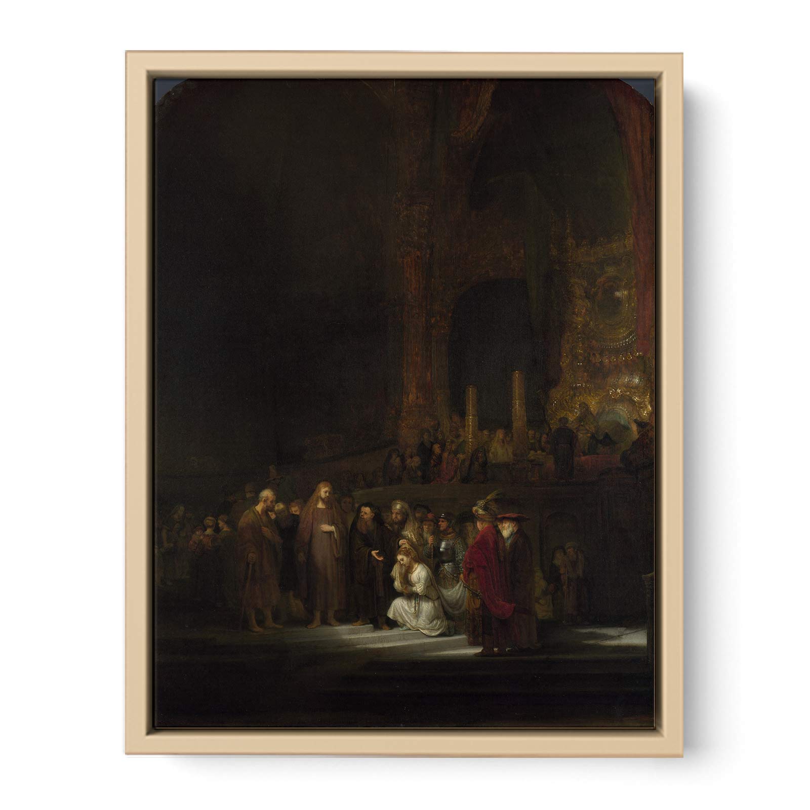 Christ and the Woman Taken in Adultery 1644 Painting