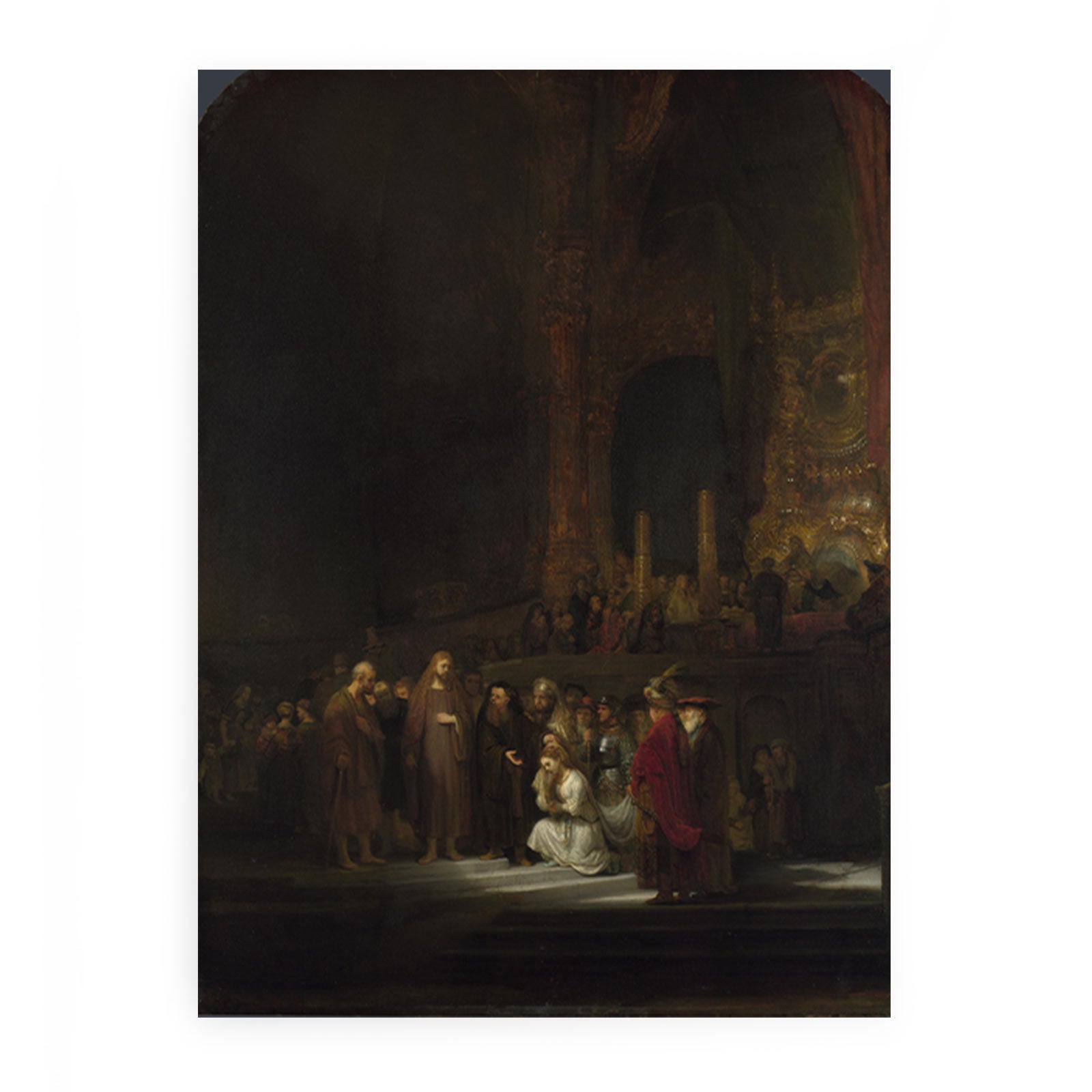 Christ and the Woman Taken in Adultery 1644 Painting