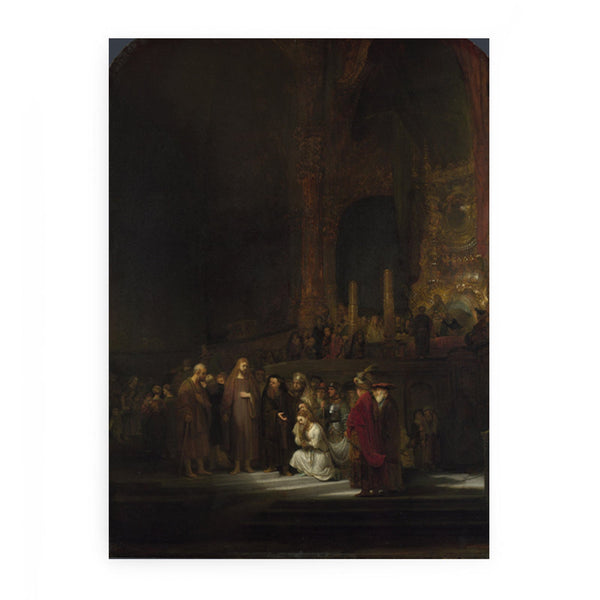 Christ and the Woman Taken in Adultery 1644
 Painting