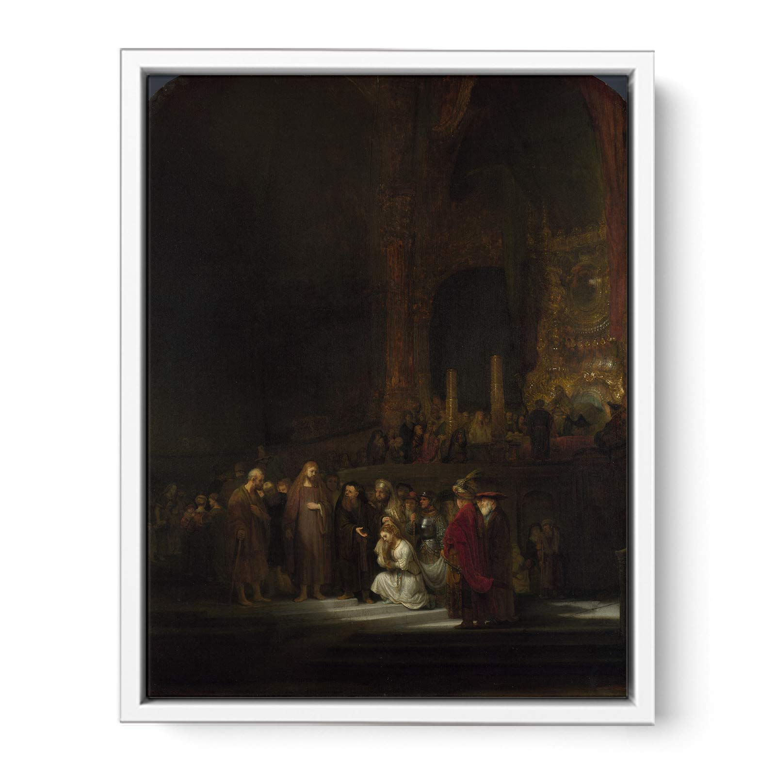 Christ and the Woman Taken in Adultery 1644 Painting