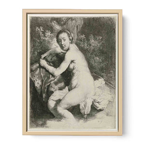 Diana at the Bath Painting