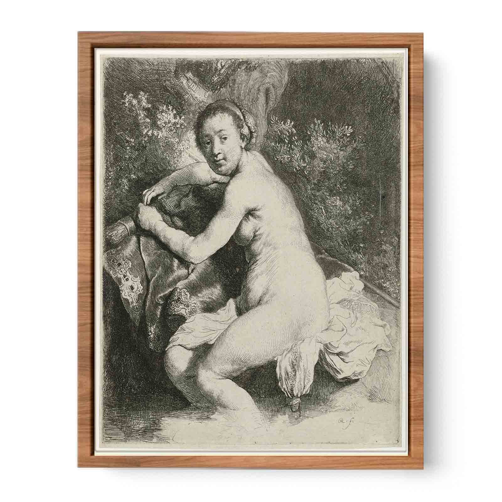 Diana at the Bath Painting