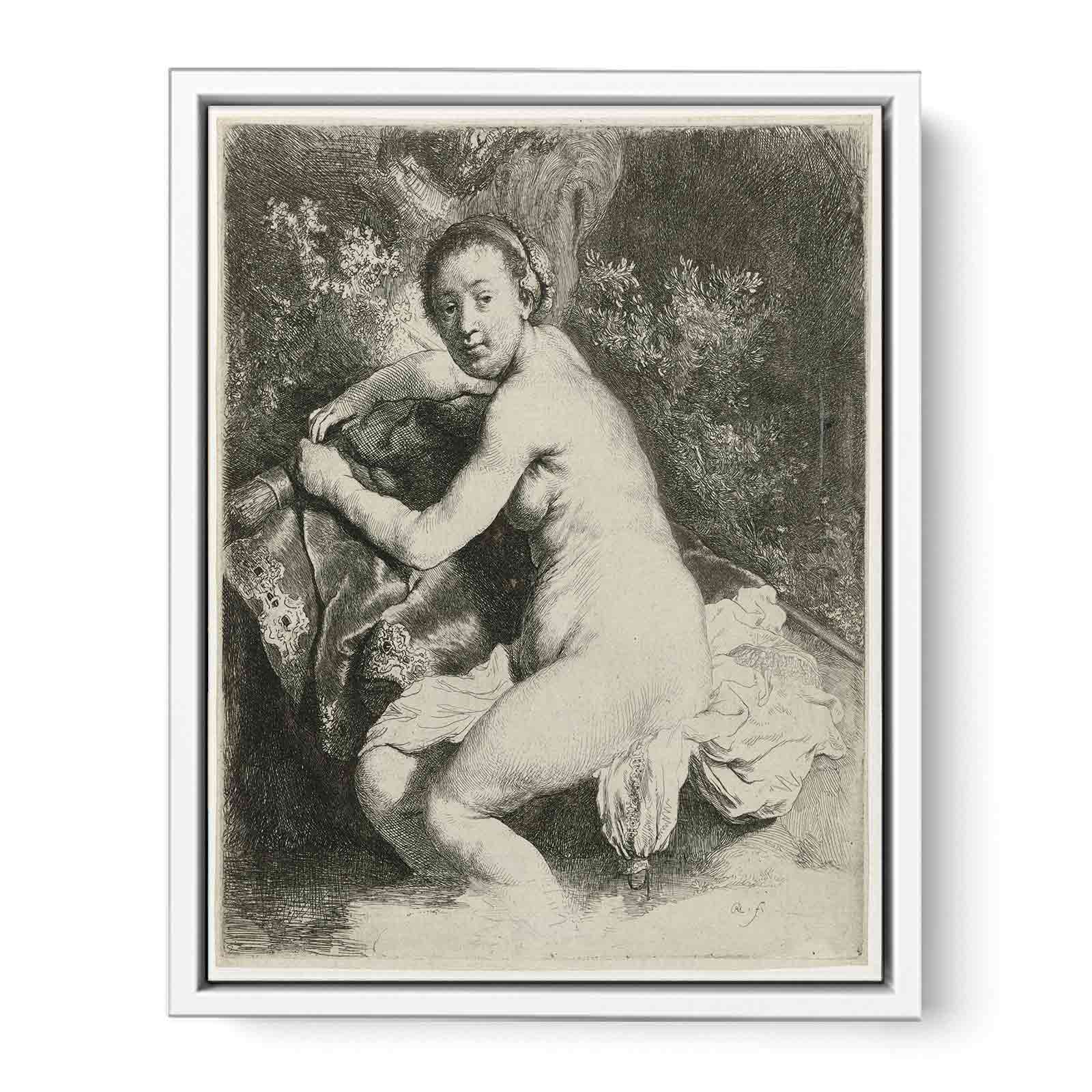 Diana at the Bath Painting