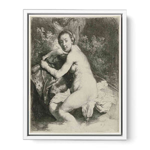 Diana at the Bath Painting