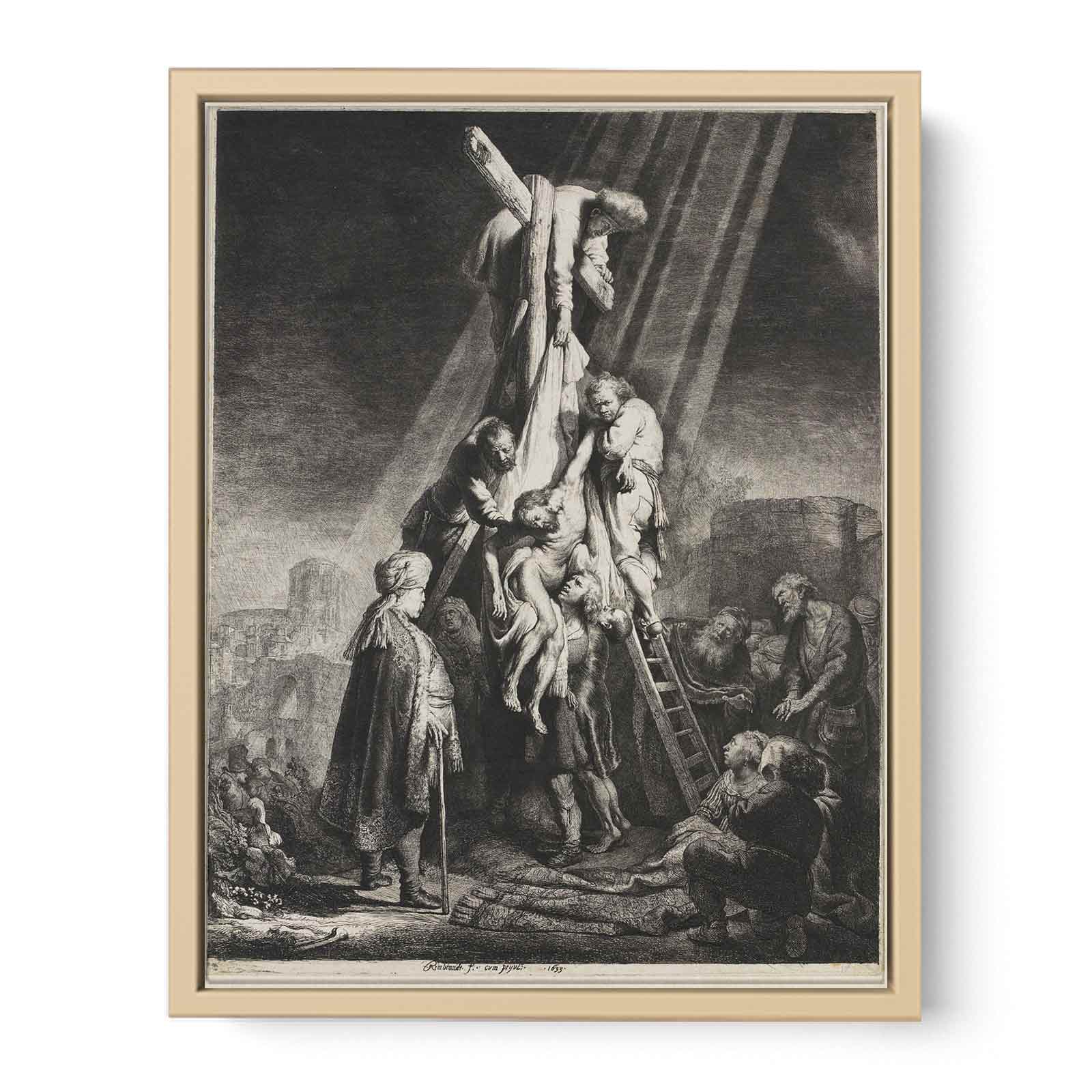 The Descent from the Cross Second Plate Painting