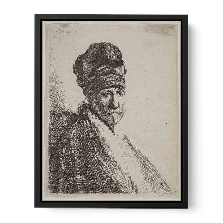 Bust of a Man wearing a High Cap (The Artists Father )
 Painting
