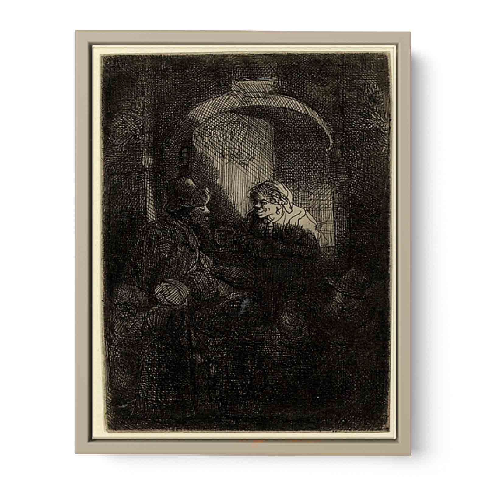 The Schoolmaster Painting
