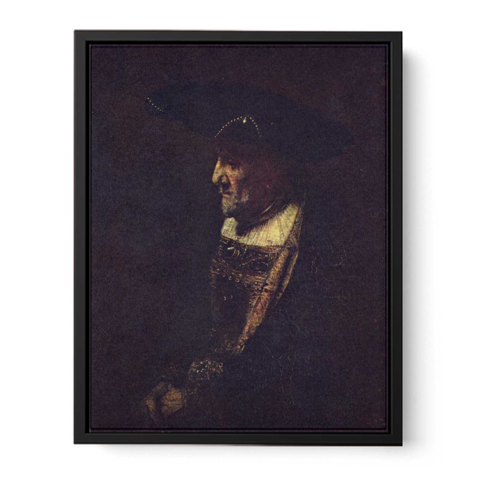 Portrait of a man in hat Painting