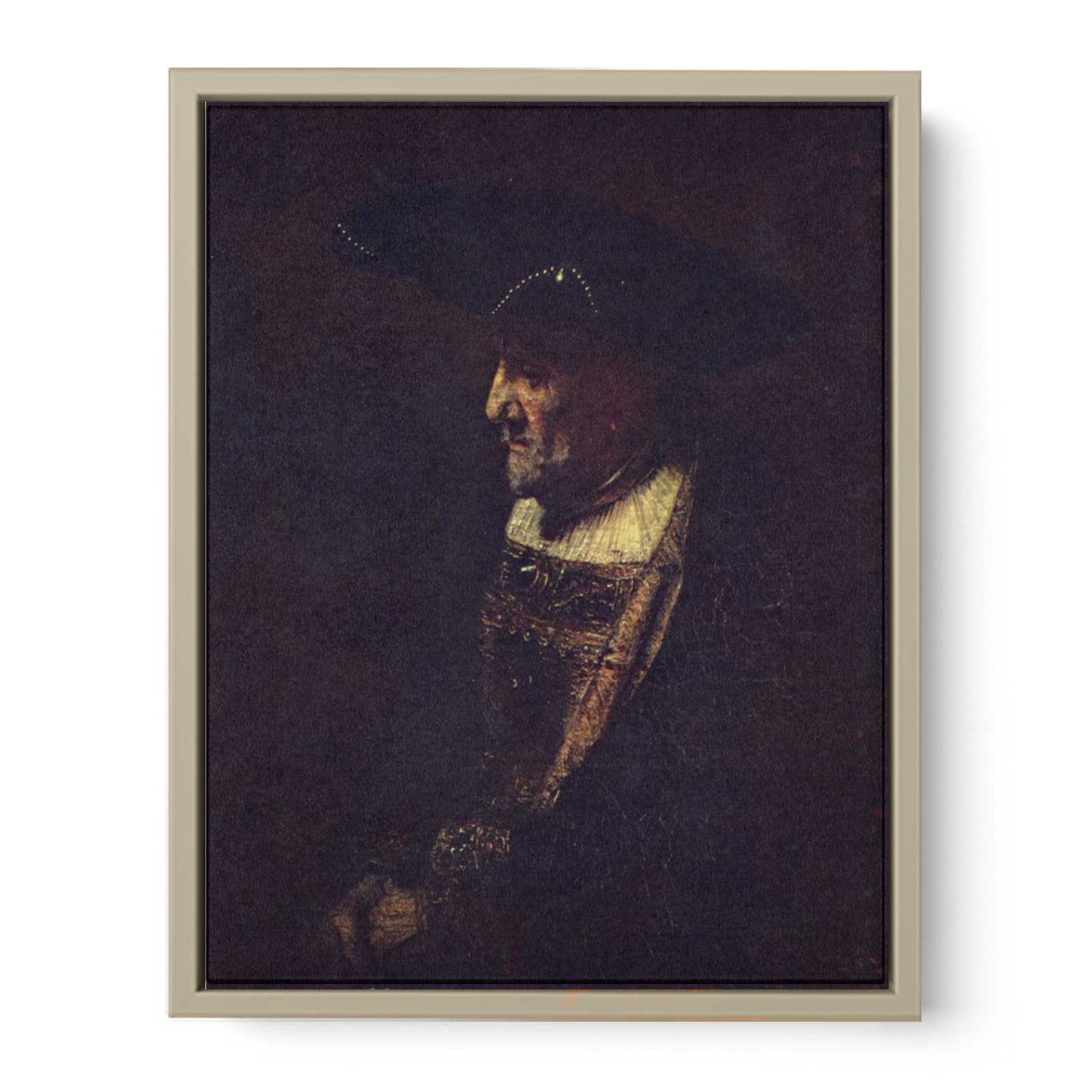 Portrait of a man in hat Painting