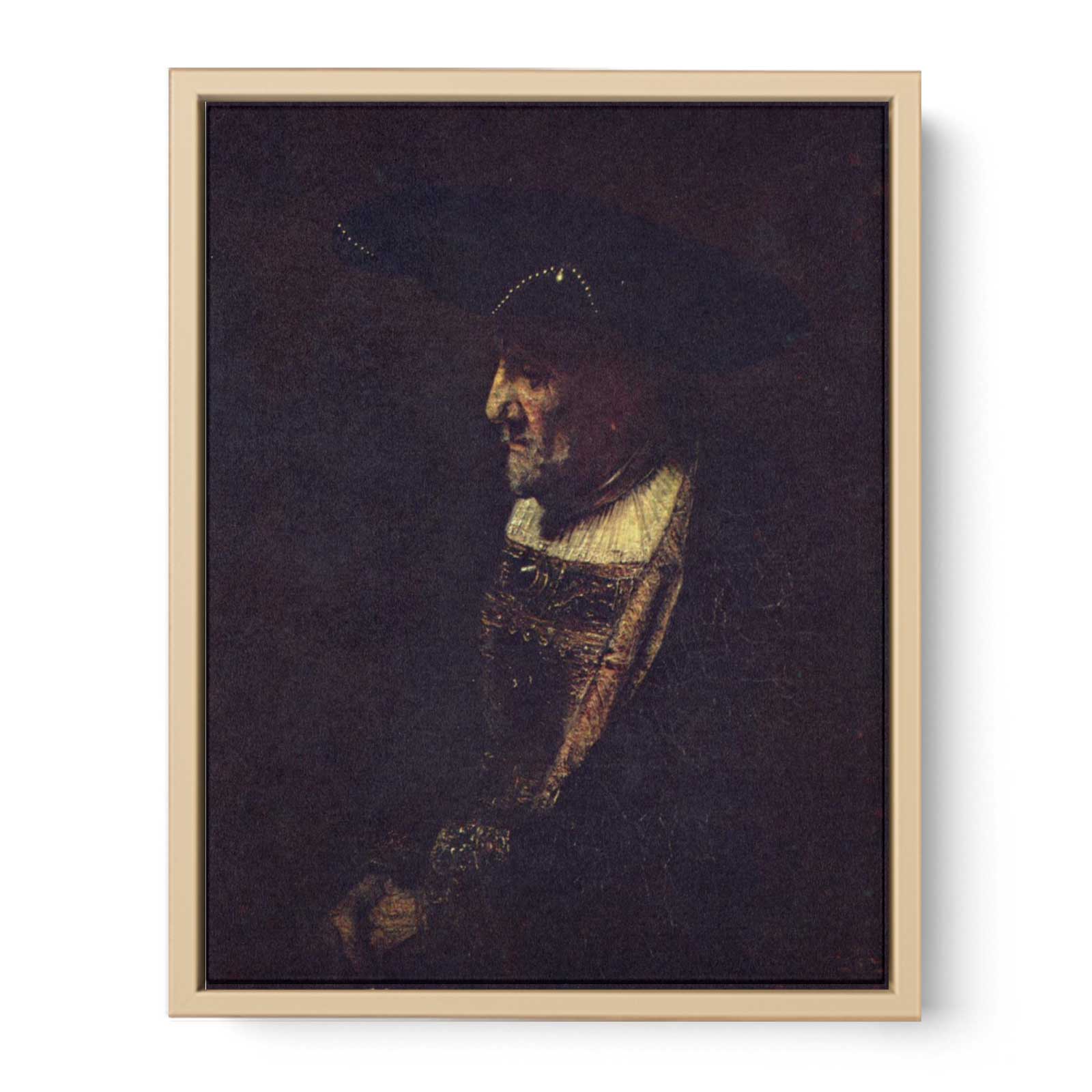 Portrait of a man in hat Painting