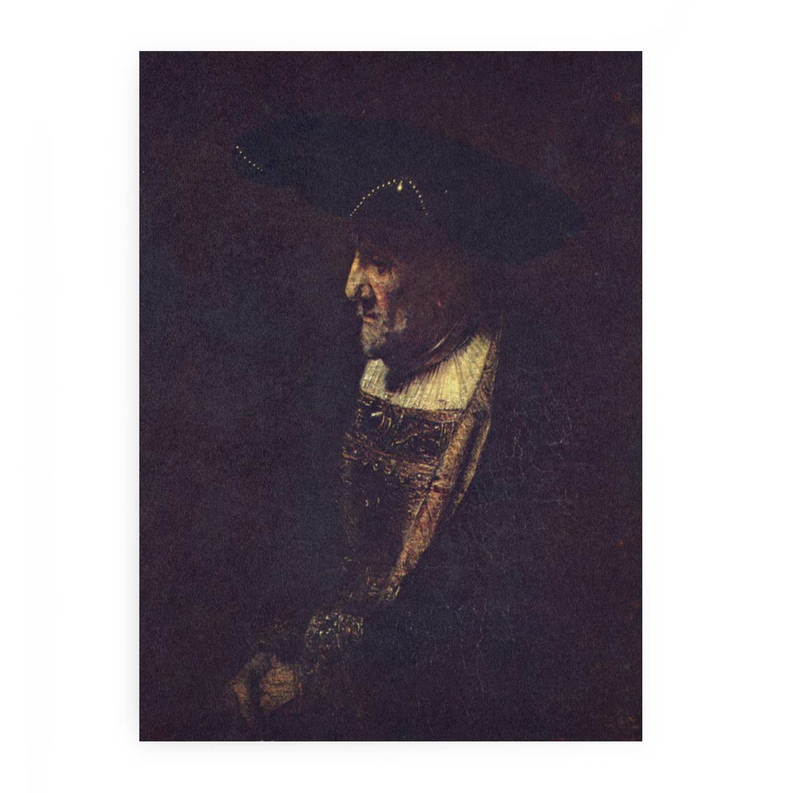 Portrait of a man in hat Painting