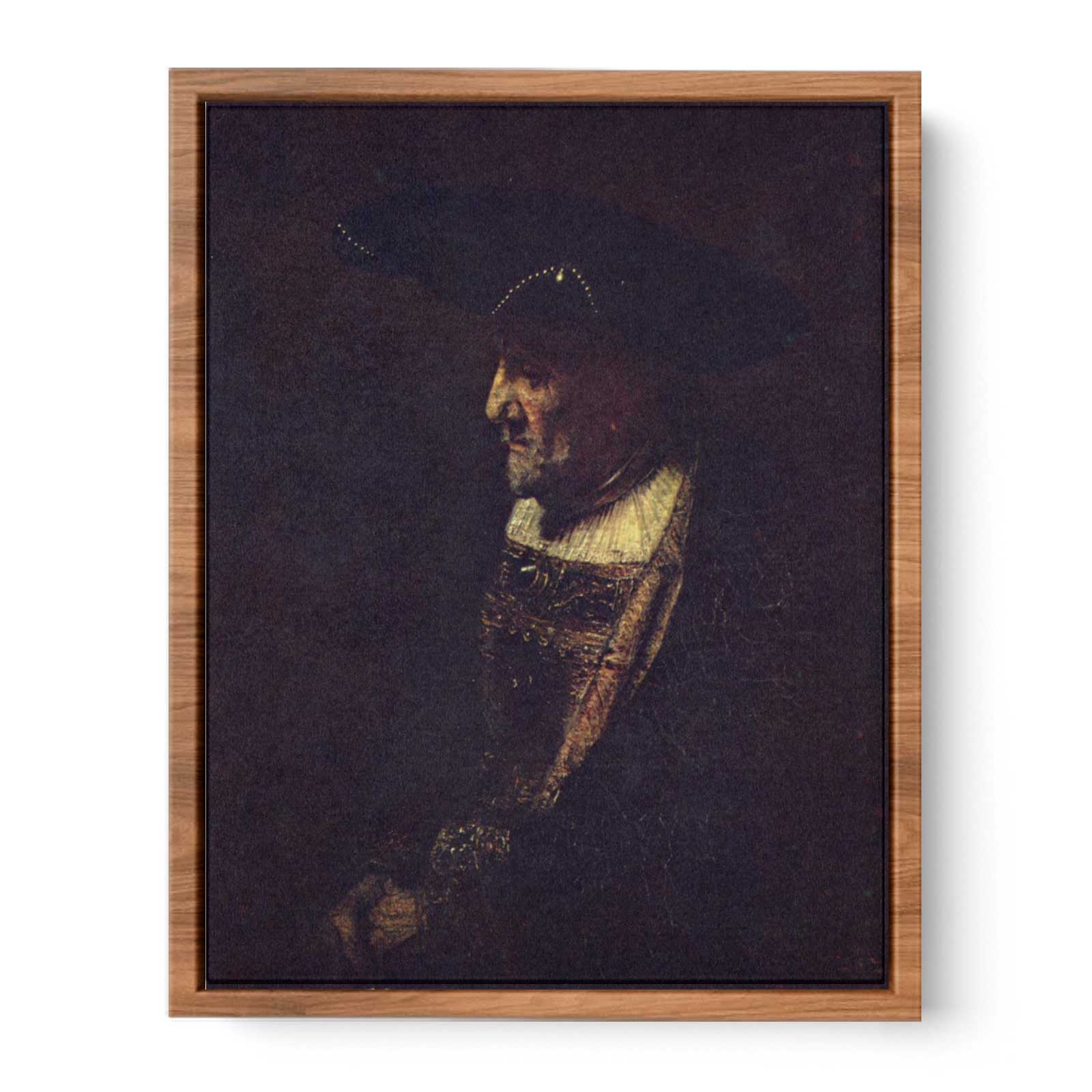 Portrait of a man in hat Painting