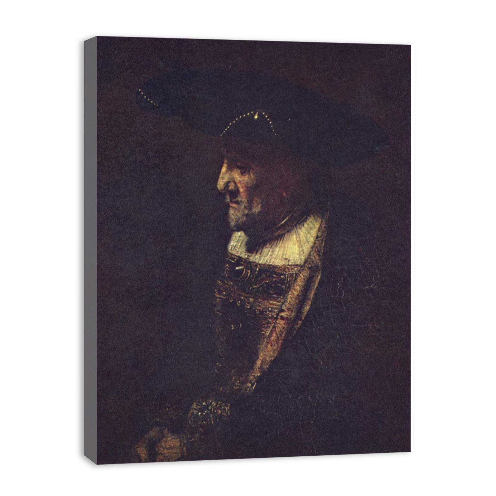 Portrait of a man in hat Painting