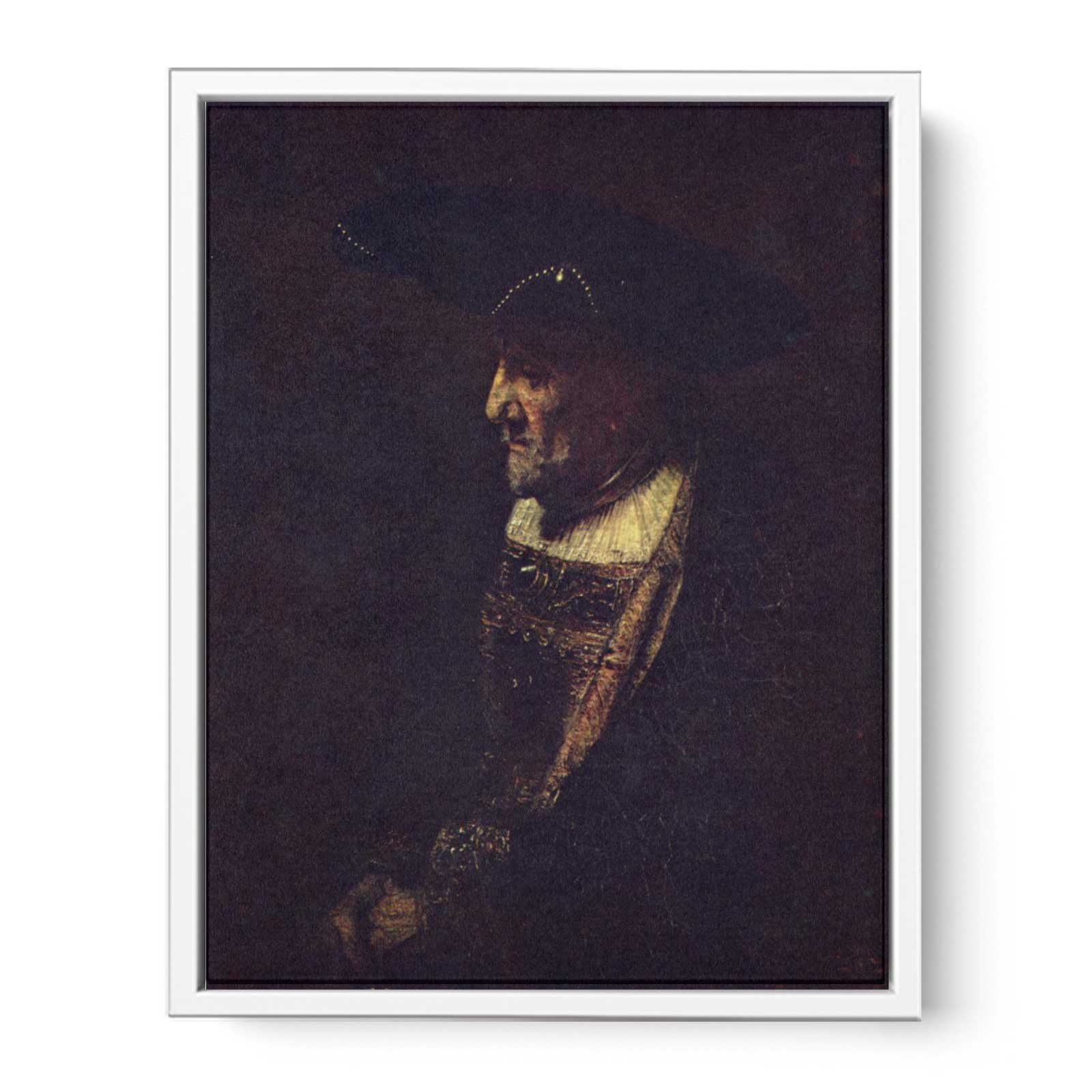 Portrait of a man in hat Painting