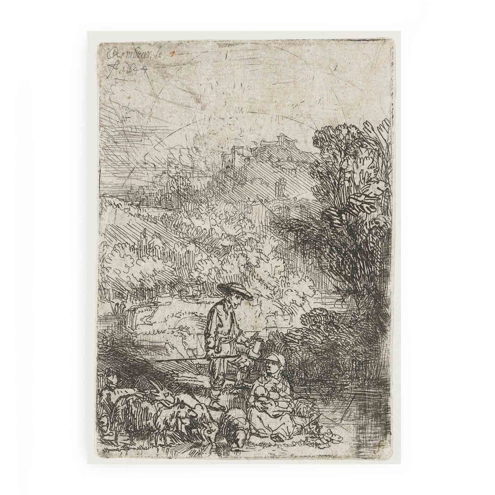 The Shepherd and his Family Painting