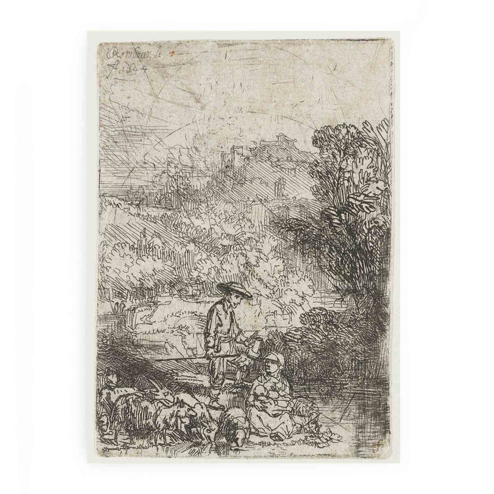 The Shepherd and his Family
 Painting