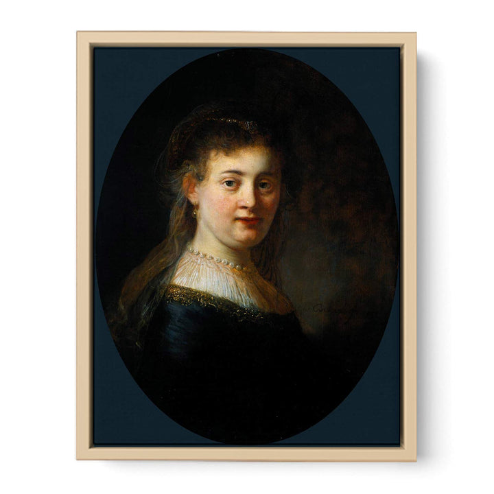 Portrait of Saskia van Uylenburgh Painting