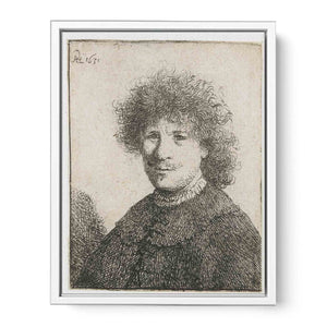 Self-Portrait in a Cloak with a falling Collar Bust Painting