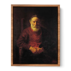 Portrait of an Old Man in Red 1652-54 Painting