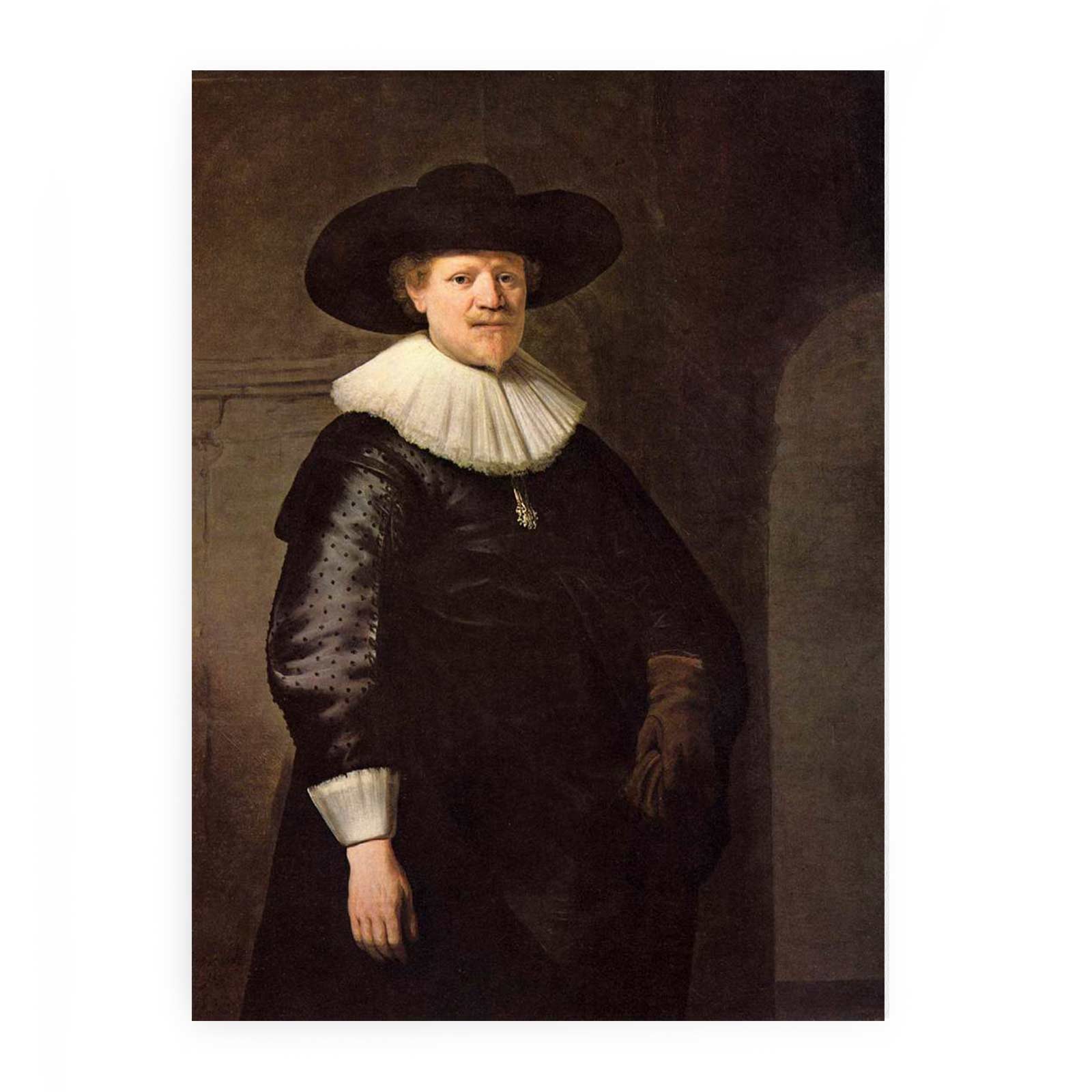 Portrait of the Writer Jan Hermansz. Krul Painting