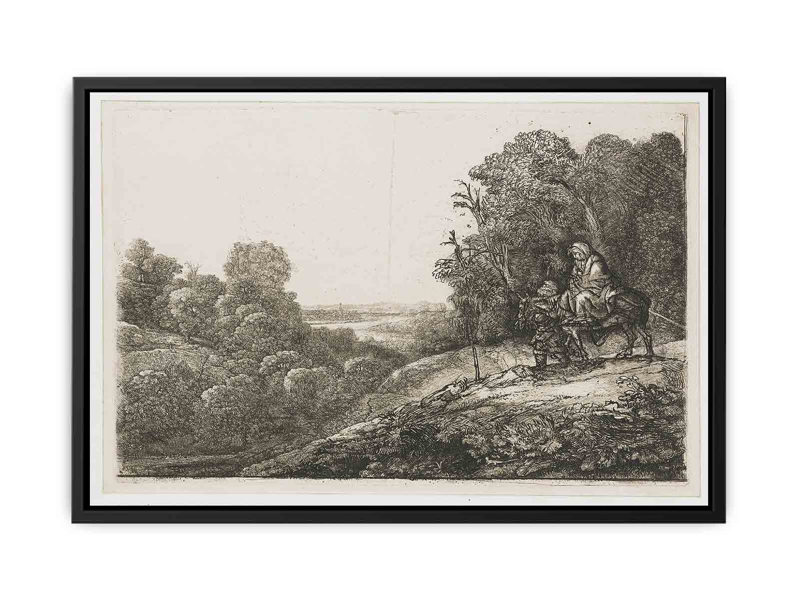 The Flight into Egypt Altered from Seghers Painting