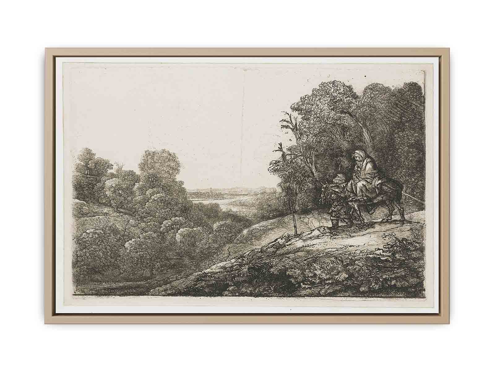 The Flight into Egypt Altered from Seghers Painting