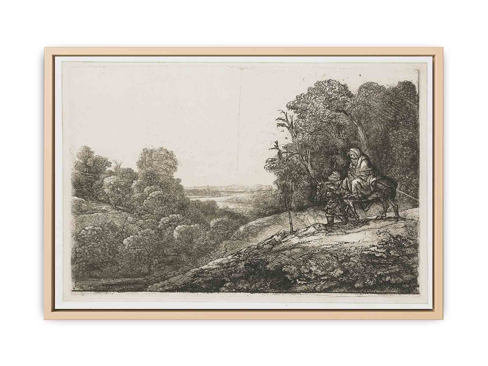 The Flight into Egypt Altered from Seghers Painting