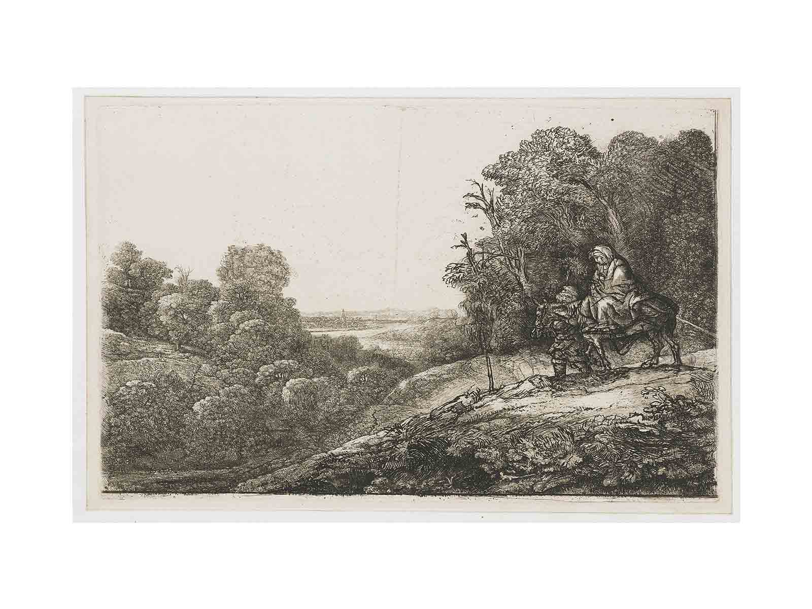 The Flight into Egypt Altered from Seghers Painting