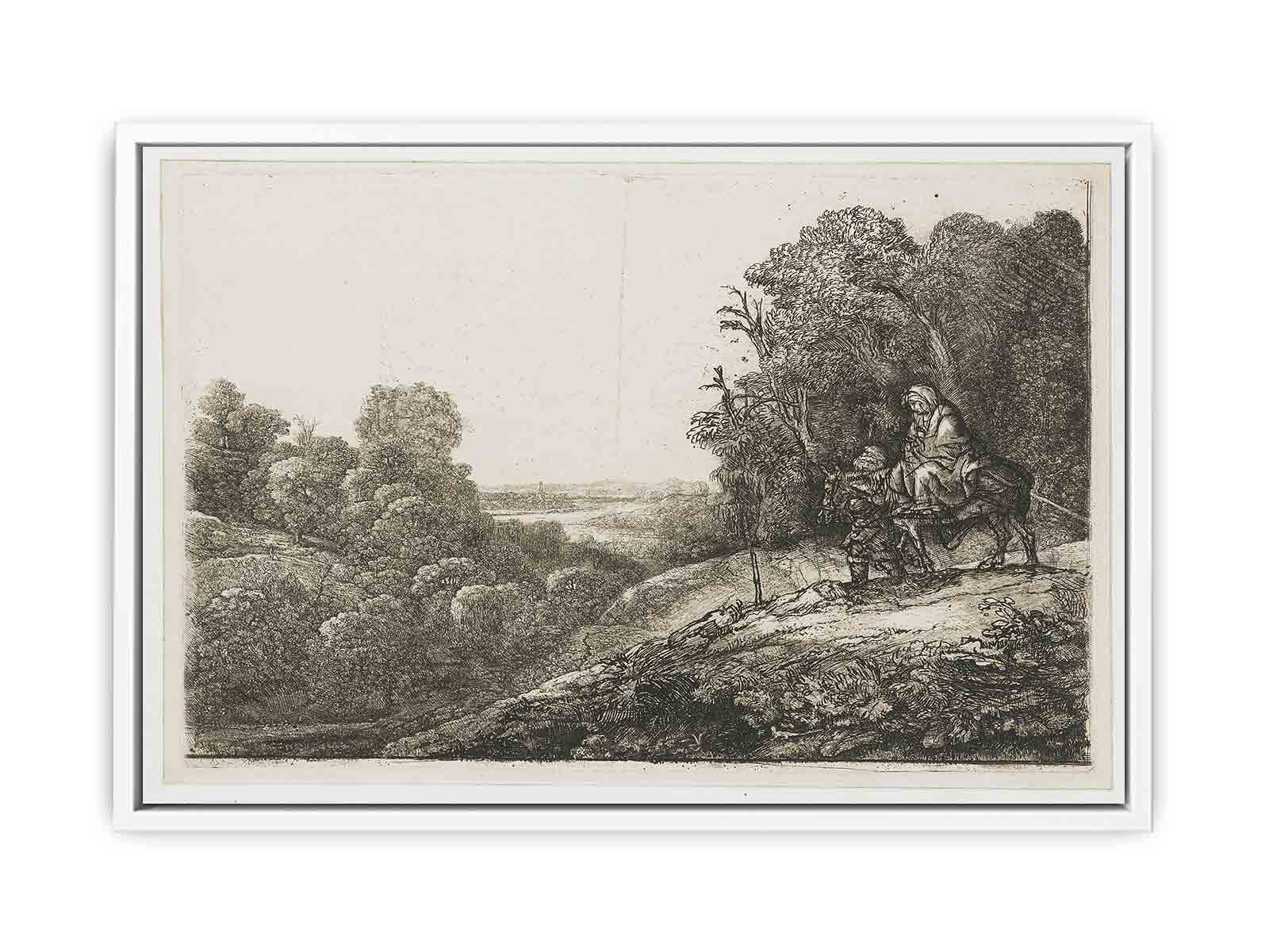 The Flight into Egypt Altered from Seghers Painting