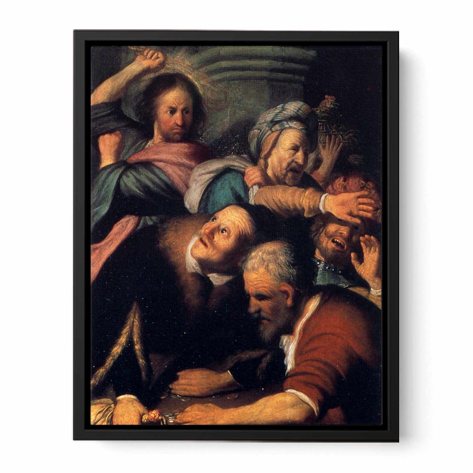 Christ Driving The Money Changers From The Temple Painting