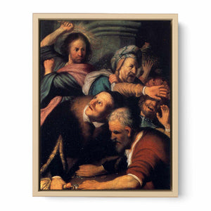 Christ Driving The Money Changers From The Temple Painting